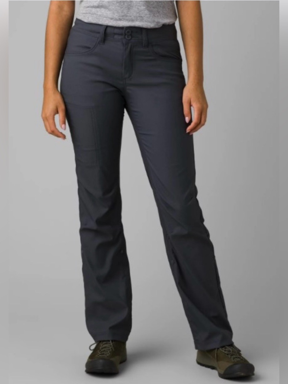 Prana Halle Straight Pant Women's Pants Navy Blue Hiking Outdoor Sz 6 Short